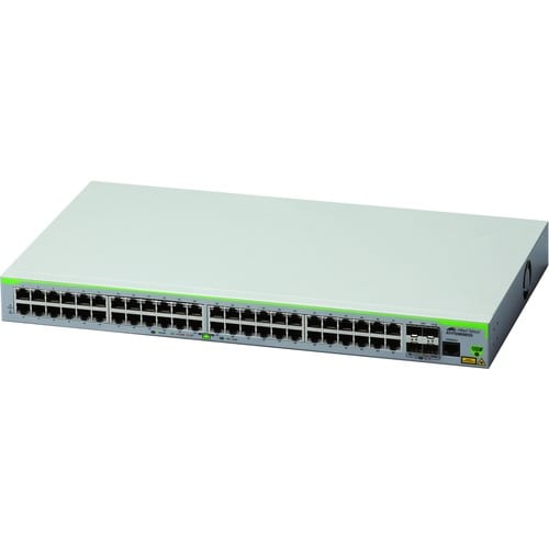 48PORT 10/100TX SW W/ 4GIGABIT/ SFP COMBO UPLINKS 1FIXED AC PS US - AT-FS980M/52-10