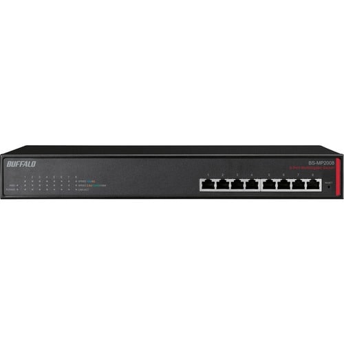8PORT 10GBE GIGABIT SWITCH LIFETIME WARR - BS-MP2008
