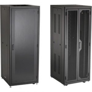 38U RACK ELITE NETWRK CAB TAP PLEXI-FRONT BLACK - EC38U3032TPMSMNK