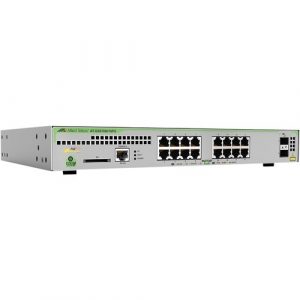 L2+ MANAGED 16X10/100/1000MBPS 4XSFP UPLINK SLOTS 1 FIXED AC PS US - AT-GS970M/18PS-R-10
