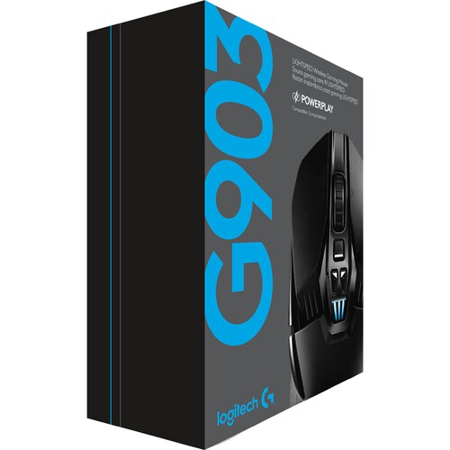 Logitech G903 Lightspeed Wireless Gaming Mouse - Optical - Wireless - Radio Frequency - 12000 dpi - Scroll Wheel - 11 Button(s) - Symmetrical 910-005083 - 910-005083 - Image 8