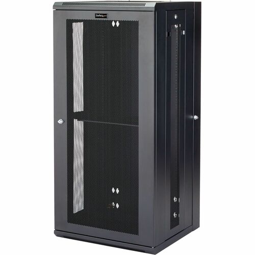 StarTech.com 4-Post 26U Wall Mount Network Cabinet, 19" Hinged Wall-Mounted Server Rack for Data / IT Equipment, Lockable Rack Enclosure - Wall-Mount Server Rack for rackmount equipment - - RK2620WALHM - Image 8