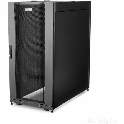 25U SERVER RACK CABINET 4 POST NETWORK EQUIPMENT RACK ENCLOSURE - RK2537BKM - Image 5
