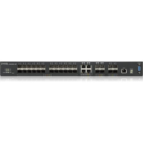 24PORT GBE SFP LAYER 3+ MANAGED WITH 4X10GBE SFP+ 4XGBE SFP/RJ-45 - XGS4600-32F-DC