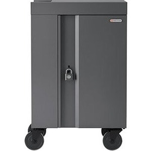 Bretford CUBE Cart Mini - 2 Shelf - 4 Casters - 5" Caster Size - Steel - 24" Width x 21" Depth x 37.50" Height - Pacific Blue - TVCM20PAC-PA - Image 2