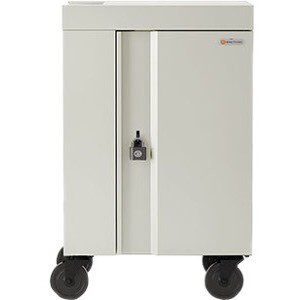 Bretford CUBE Cart Mini - 2 Shelf - Steel - 24" Width x 21" Depth x 37.50" Height - Concrete - For 20 Devices TVCM20PAC-CT