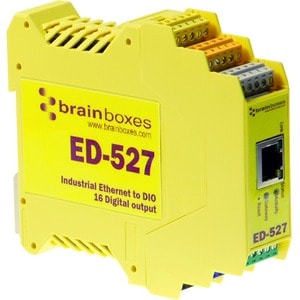 Brainboxes ENET TO 16 DIGITL OUT -30C +80C 20 OFF WITH 1 MANUAL 1 CD ED-527-X20M