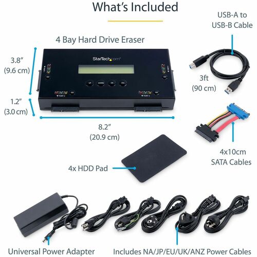 StarTech.com HARD DRIVE ERASER SECURE ERASE SATERASER4 - Image 7