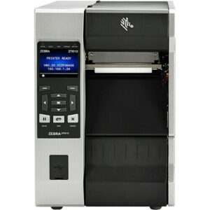 ZEBRA ZT610 Industrial Direct Thermal/Thermal Transfer Printer – Monochrome – Label Print – USB – Serial – Bluetooth – 30″ Print Length – 4.09″ Print Width – 14.02 - ZT61046-T210100Z