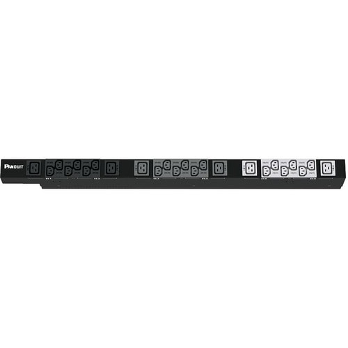 Panduit P24B32M Vertical Basic Power Distribution Unit - Basic - IEC 60309 3P+E 9H 60A - 6 x IEC 60320 C19, 18 x IEC 60320 C13 - 230 - P24B32M