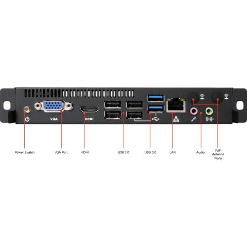 AVer Digital Signage Appliance - Core i5 2.20 GHz - 8 GB - 128 GB SSD - HDMI - USBEthernet IFI5OPS4K - Image 3