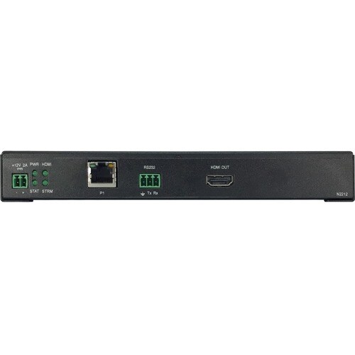 AMX JPEG 2000 Digital Cinema Grade Video over IP Decoder, HDMI - Functions: Video Decoding, Video Scaling, Video Streaming, Audio Embedding - 1920 x 1200 - Network (RJ-45) - FGN2212A-SA
