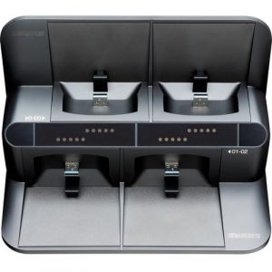Shure 4-bay Networked Docking Station - Docking - Transmitter/Receiver, Microphone, Battery - Charging Capability SBC450-US - SBC450-US