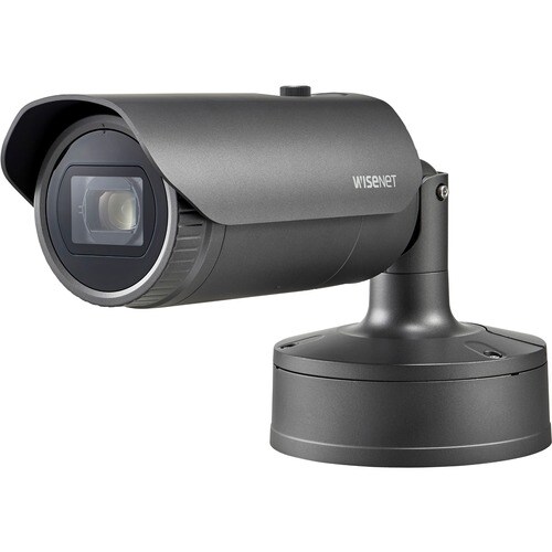Wisenet XNO-6120R 2 Megapixel Indoor/Outdoor Full HD Network Camera - Color - Bullet - Dark Gray - 229.66 ft Infrared Night Vision - H.265, H.264 (MPEG-4 Part 10/AVC), - XNO-6120R