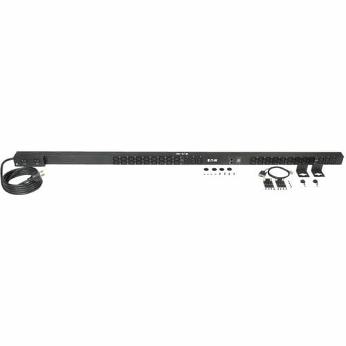 Eaton 5.5kW Single-Phase Monitored PDU, LX Interface, 208/230V Outlets (36 C13/6 C19), L6-30P, 10 ft. (3.05 m) Cord, 0U 1.8m/70 in. Height, TAA - Monitored - NEMA L6-30P - PDUMNV30HV2LX - Image 10