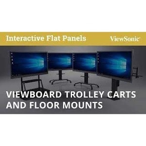 Viewsonic MOBILE TROLLEY CART FOR COMMERCIAL DISPLAY W/ TRAY MOUNT VB-STND-001 - Image 5