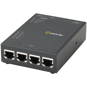 Perle IOLAN STS4D GR Secure Terminal Server - 512 MB - Twisted Pair - 1 x Network (RJ-45) - 4 x Serial Port - 10/100/1000Base-T - Gigabit Ethernet - 4031904