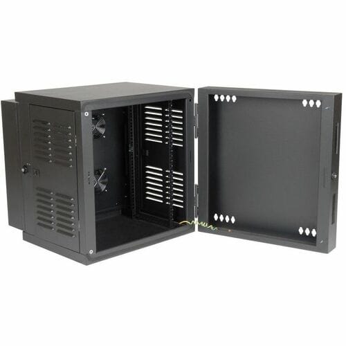 Eaton Tripp Lite Series SmartRack 12U Switch-Depth Wall-Mount Small Rack Enclosure for Harsh Environments, Hinged Back, 230V - For LAN Switch, Patch Panel - 12U Rack Height x - SRWX12USNEMA - Image 2