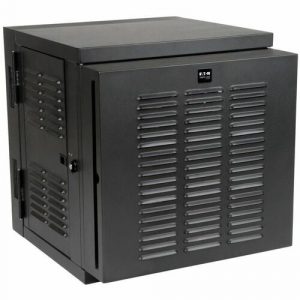 Eaton Tripp Lite Series SmartRack 12U Switch-Depth Wall-Mount Small Rack Enclosure for Harsh Environments, Hinged Back, 230V - For LAN Switch, Patch Panel - 12U Rack Height x - SRWX12USNEMA