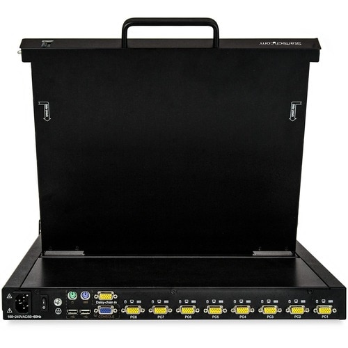 8 PORT RACKMOUNT KVM CONSOLE INTEGRATED LCD MONITOR KVM SWITCH - RKCONS1708K - Image 9