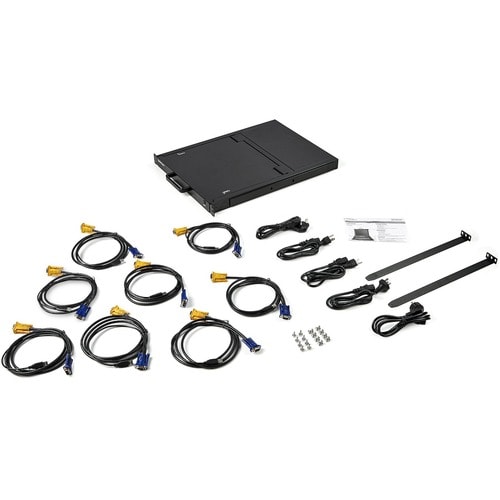 8 PORT RACKMOUNT KVM CONSOLE INTEGRATED LCD MONITOR KVM SWITCH - RKCONS1708K - Image 13