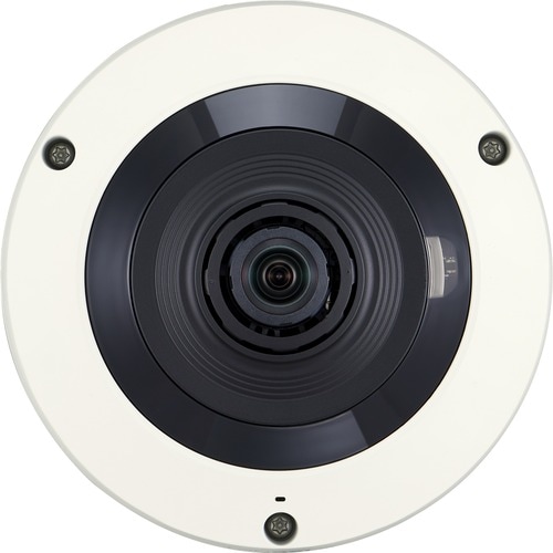 Wisenet XNF-8010R 6 Megapixel Indoor Network Camera - Fisheye - Ivory - 49.21 ft Infrared Night Vision - H.265, H.264, MJPEG - 2048 x 2048 Fixed Lens - - XNF-8010R - Image 2