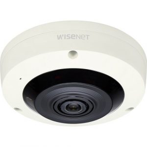 Wisenet XNF-8010R 6 Megapixel Indoor Network Camera - Fisheye - Ivory - 49.21 ft Infrared Night Vision - H.265, H.264, MJPEG - 2048 x 2048 Fixed Lens - - XNF-8010R