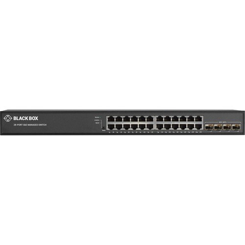 28 PORT ETHERNET MANAGED SWITCH (24) RJ-45 (4) SFP+ 1-/10-GBE - LGB5028A-R2 - Image 2
