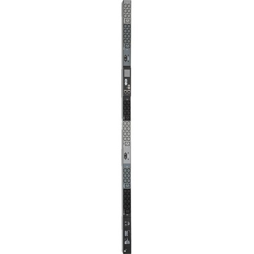 Eaton Tripp Lite Series 14.5kW 200-240V 3PH Monitored PDU - LX Interface, Gigabit, 48 Outlets, IEC 309 60A Blue Input, LCD, 3 m Cord, 0U 1.8 m Height, - PDU3EVN10G60B - Image 2