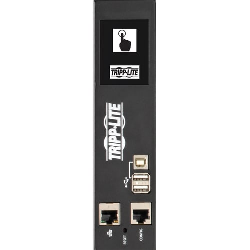 Eaton Tripp Lite Series 14.5kW 200-240V 3PH Monitored PDU - LX Interface, Gigabit, 48 Outlets, IEC 309 60A Blue Input, LCD, 3 m Cord, 0U 1.8 m Height, - PDU3EVN10G60B - Image 4