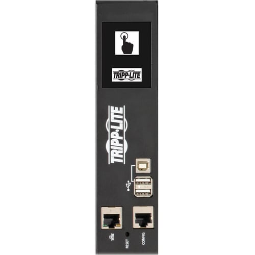 Eaton Tripp Lite Series 10kW 200-240V 3PH Monitored PDU - LX Interface, Gigabit, 48 Outlets, L15-30P, LCD, 1.8 m Cord, 0U 1.8 m Height, TAA - Monitored - - PDU3EVN6L1530B - Image 3