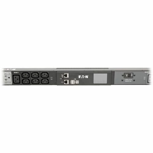 Eaton 8.6kW 208/120V 3PH Monitored PDU - LX Interface, Gigabit, 45 Outlets, L21-30P Input, LCD, 1.8 m Cord, 0U 1.8 m Height, TAA - Monitored - NEMA L21-30P - PDU3EVN6L2130 - Image 11