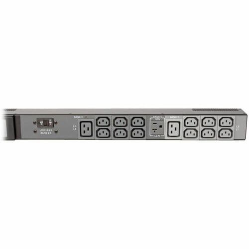 Eaton 8.6kW 208/120V 3PH Monitored PDU - LX Interface, Gigabit, 45 Outlets, L21-30P Input, LCD, 1.8 m Cord, 0U 1.8 m Height, TAA - Monitored - NEMA L21-30P - PDU3EVN6L2130 - Image 12