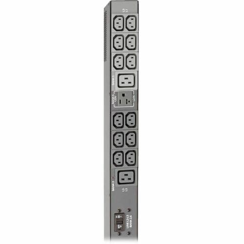 Eaton 8.6kW 208/120V 3PH Monitored PDU - LX Interface, Gigabit, 45 Outlets, L21-30P Input, LCD, 1.8 m Cord, 0U 1.8 m Height, TAA - Monitored - NEMA L21-30P - PDU3EVN6L2130 - Image 4