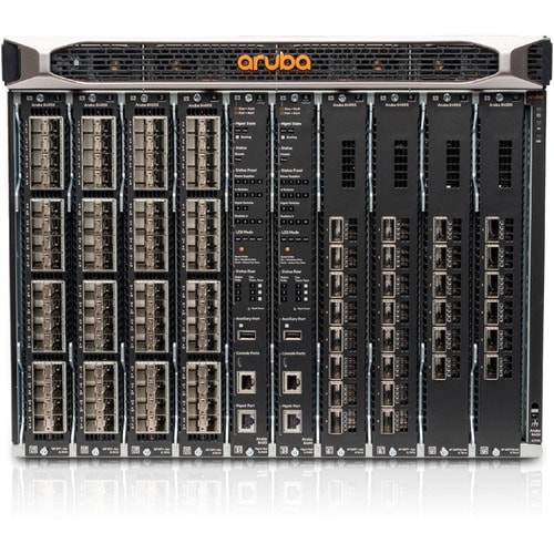 HPE 8400 8-slot Chassis – Manageable – 3 Layer Supported – Modular – 2750 W Power Consumption – Optical Fiber – 8U – Rack-mountable, Rail-mountable, Surface MountSpecificationsBasic JL376A#B2B - JL376A#B2B