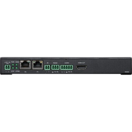 AMX NMX-DEC-N2222A Video Decoder - Functions: Video Decoding, Video Scaling, Audio Embedding, Video Streaming - 1920 x 1200 - Network (RJ-45) - Wall Mountable, Rack-mountable, Surface-mountable FGN2222A-SA - Image 4