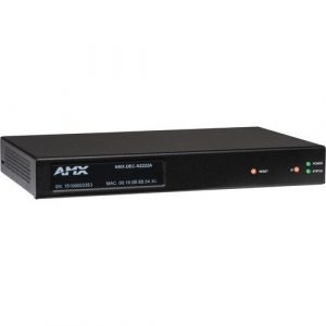 AMX NMX-DEC-N2222A Video Decoder - Functions: Video Decoding, Video Scaling, Audio Embedding, Video Streaming - 1920 x 1200 - Network (RJ-45) - Wall Mountable, Rack-mountable, Surface-mountable FGN2222A-SA