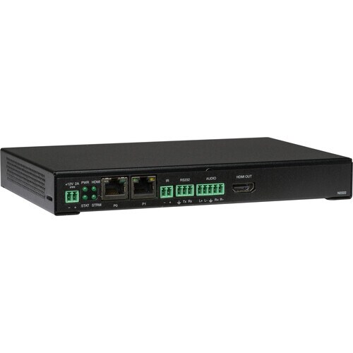 AMX NMX-DEC-N2222A Video Decoder - Functions: Video Decoding, Video Scaling, Audio Embedding, Video Streaming - 1920 x 1200 - Network (RJ-45) - Wall Mountable, Rack-mountable, Surface-mountable FGN2222A-SA - Image 6