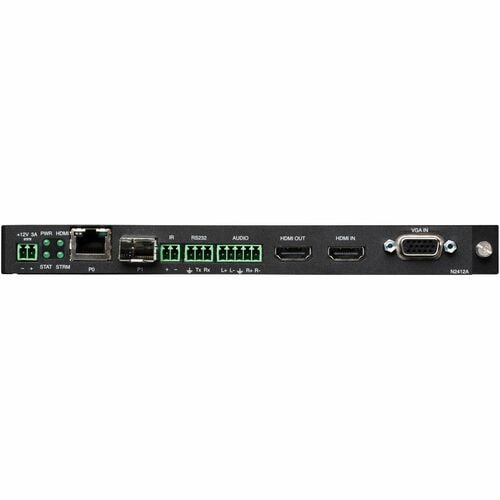 AMX JPEG 2000 4K60 4:4:4 UHD Video Over IP Encoder Card with PoE, KVM, AES-67 - Functions: Video Encoding, Video Decoding, Audio Embedding - 4096 x 2160 - - FGN2412A-CD