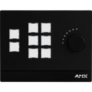 AMX Massio 8-Button ControlPad with Knob (US, UK, EU) FG2102-08-BL - FG2102-08-BL