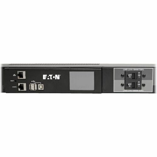 Eaton 23kW 220-240V 3PH Switched PDU - LX Interface, Gigabit, 30 Outlets, IEC 309 32A Red 380-415V Input, LCD, 1.8 m Cord, 0U 1.8 m Height, TAA - - PDU3XEVSR6G32B - Image 5