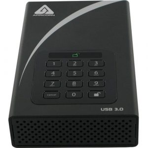 12TB AEGIS PADLOCK DT SECURE USB 3.0 256BIT AES HW ENCRYPTED - ADT-3PL256-12TB