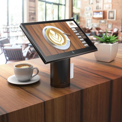 HP ElitePOS 143 POS Terminal - Core i3 2.40 GHz - 8 GB DDR4 SDRAM - 128 GB SSD SATA - Windows 10 IoT Enterprise LTSB (64-bit) - 3DR95UT#ABA - Image 3