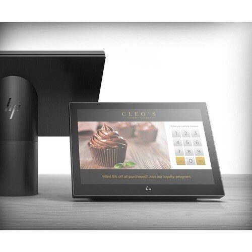 HP ElitePOS 143 POS Terminal - Core i3 2.40 GHz - 8 GB DDR4 SDRAM - 128 GB SSD SATA - Windows 10 IoT Enterprise LTSB (64-bit) - 3DR95UT#ABA - Image 4