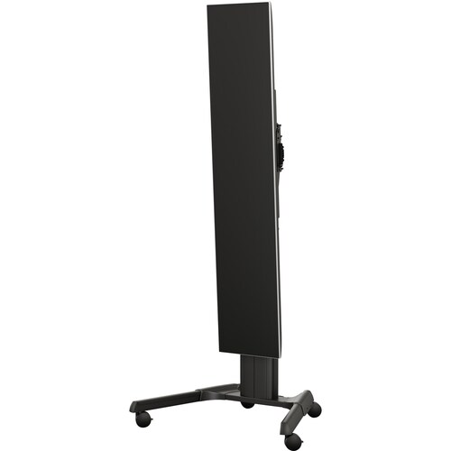 Chief Fusion Manual Height Adjustable Stretch Portrait Cart - 125 lb Load Capacity - Floor - Black MPAUBSP - Image 3