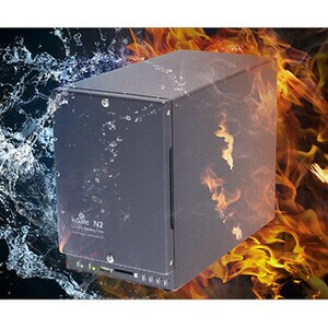 218 NAS 4TB 2TBX2 NAS HDD FIREPROOF WATERPROOF 2YR DRS - 218-4TB1YR - Image 2