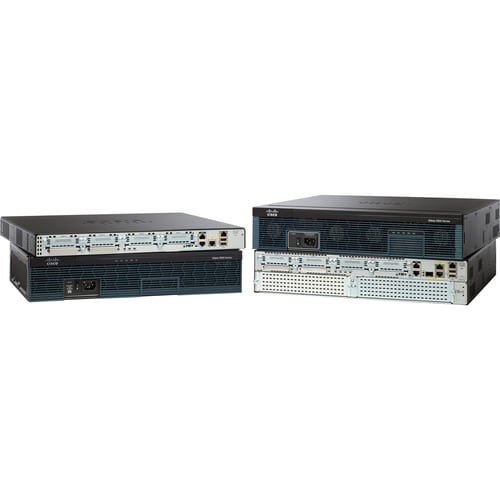 Cisco 2911 Integrated Service Router - Refurbished - 3 Ports - Management Port - 8 - Gigabit Ethernet - ADSL2 - 2U - Rack-mountable, Wall Mountable CISCO2911-DC/K9-RF - 2911-DC/K9-RF - Image 5