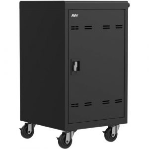 AVer AVerCharge B30 30 Device Charging Cart - Metal - 24.60" Width x 21.30" Depth x 38.10" Height - Black - For 30 Devices CHRGEB030 - CHRGEB030