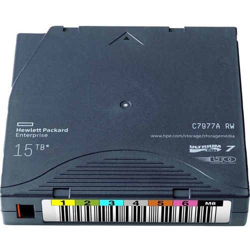 HPE LTO Ultrium-7 Data Cartridge - LTO-8 Type M (LTO-7 M8) - Rewritable - Labeled - 9 TB (Native) / 22.50 TB (Compressed) - 3149.61 ft Tape Length - Q2078MC - Image 2