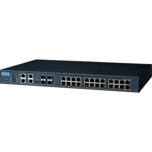24GE+4G COMBO PORT MANAGED SWITCH WITH WIDE TEMP - EKI-7428G-4CI-AE